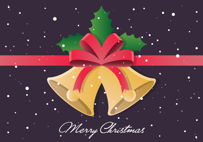 Christmas PSD Bells Illustration Christmas PSD Bells Illustration