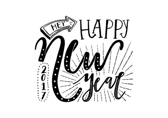 New Year Lettering New Year Lettering