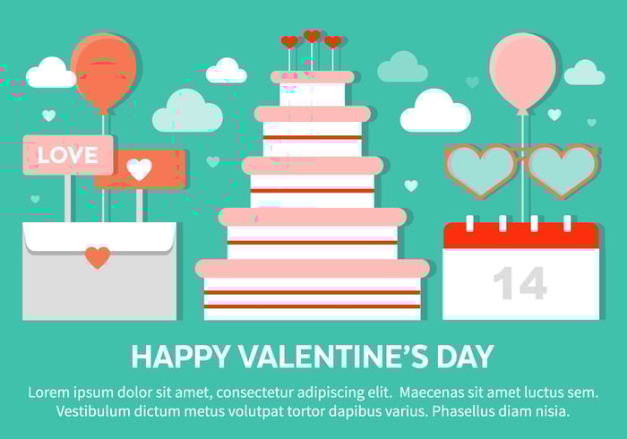 Valentine's Day Elements PSD Valentine's Day Elements PSD