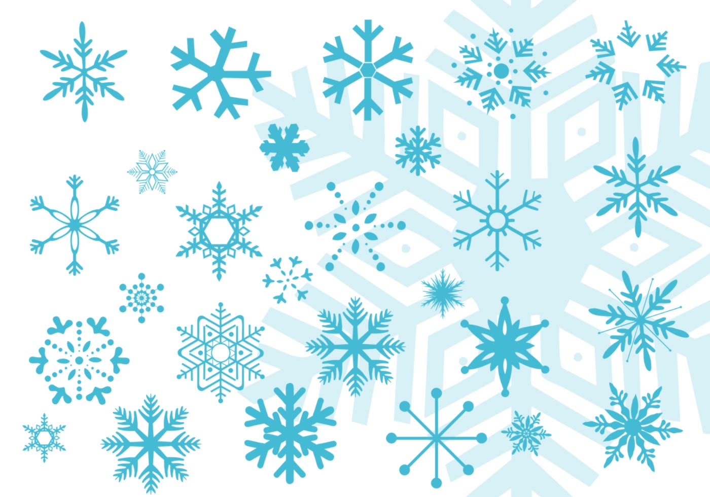 Snowflake Brushes for Photoshop