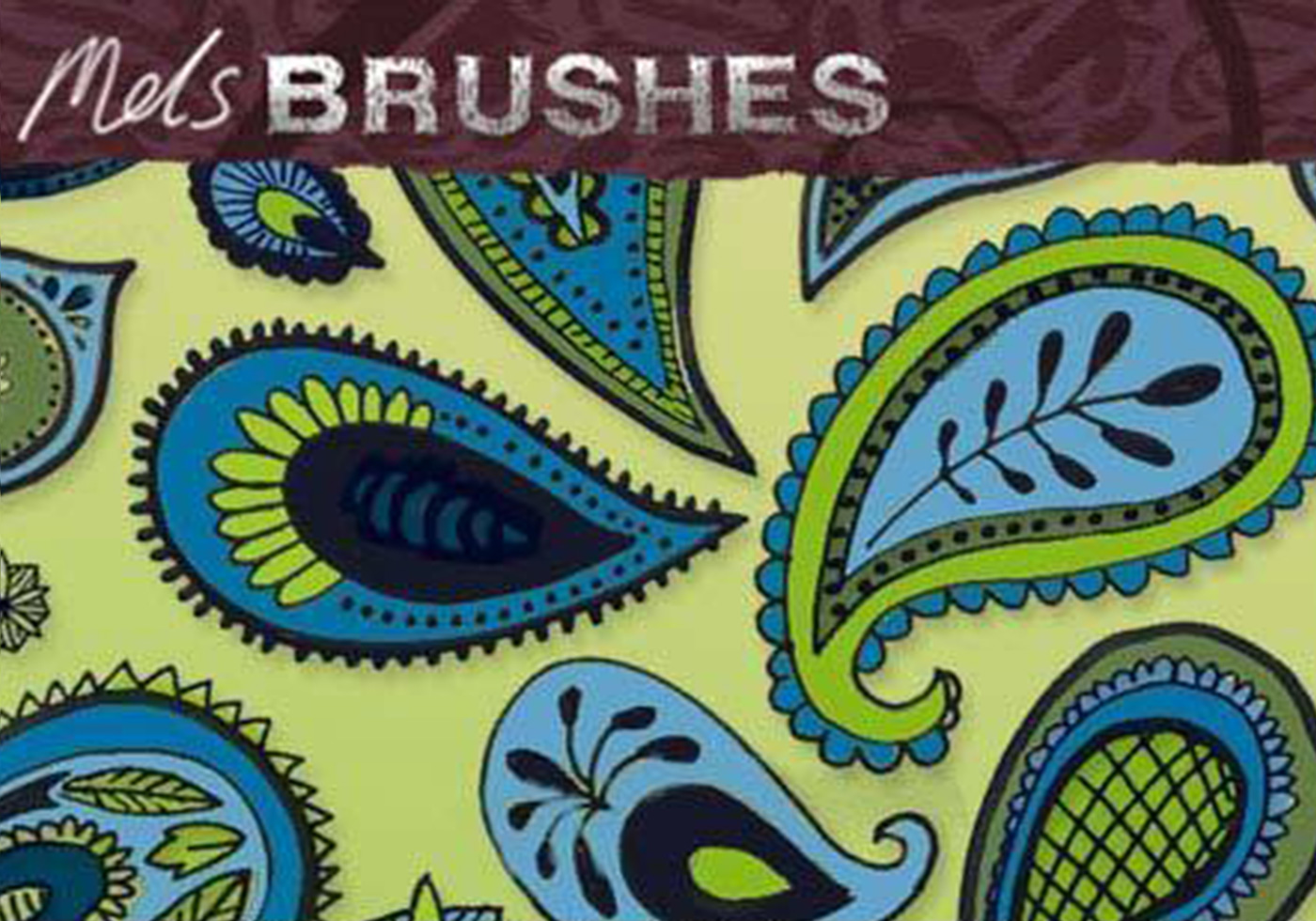 Free Paisley doodle brushes Free Brushes at