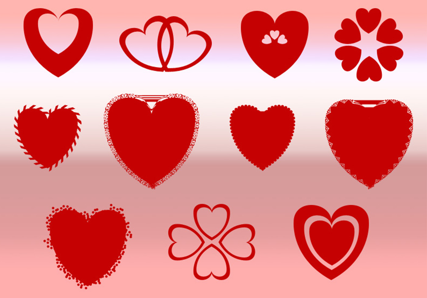 My Valentine Shapes Free Photoshop Brushes At Brusheezy 