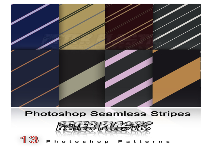 Stripe Patterns de Peter Plastic