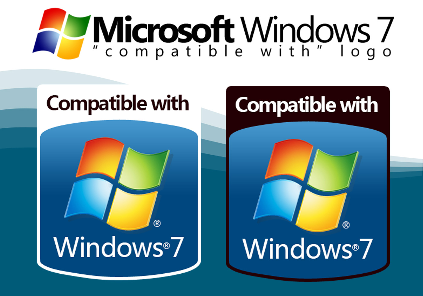 Microsoft Windows 7 Compitable With Logo Free Photoshop Brushes At Brusheezy