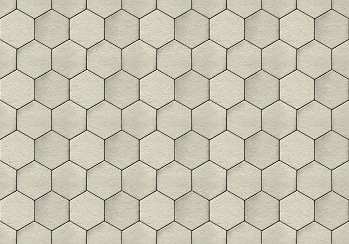 Azulejos hexagonales 3D