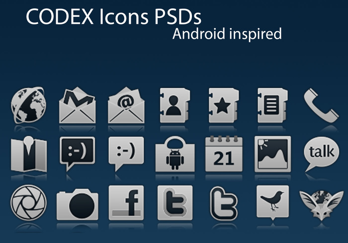 Ícones do Codex para Android