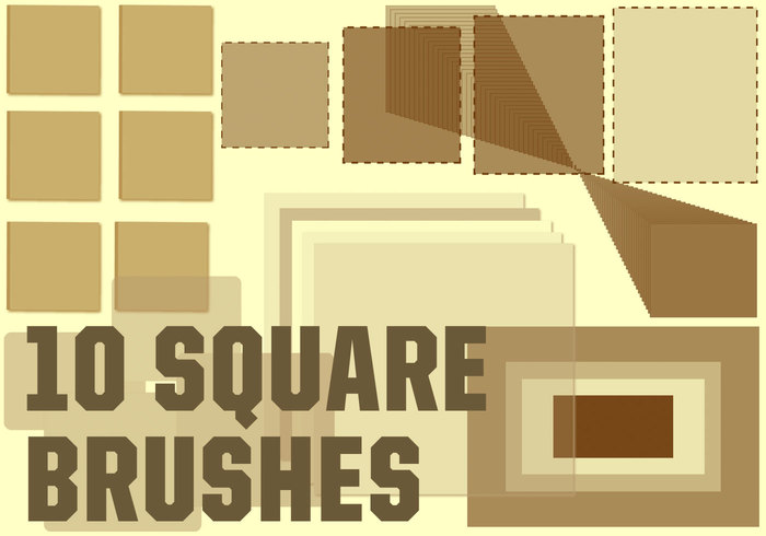 10 Square Brushes