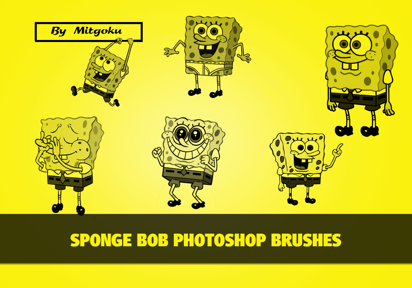 Spongebob brushes Free Brushes at Brusheezy!