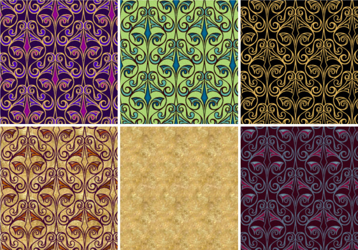 Texture Pattern - Damask Pattern Pack