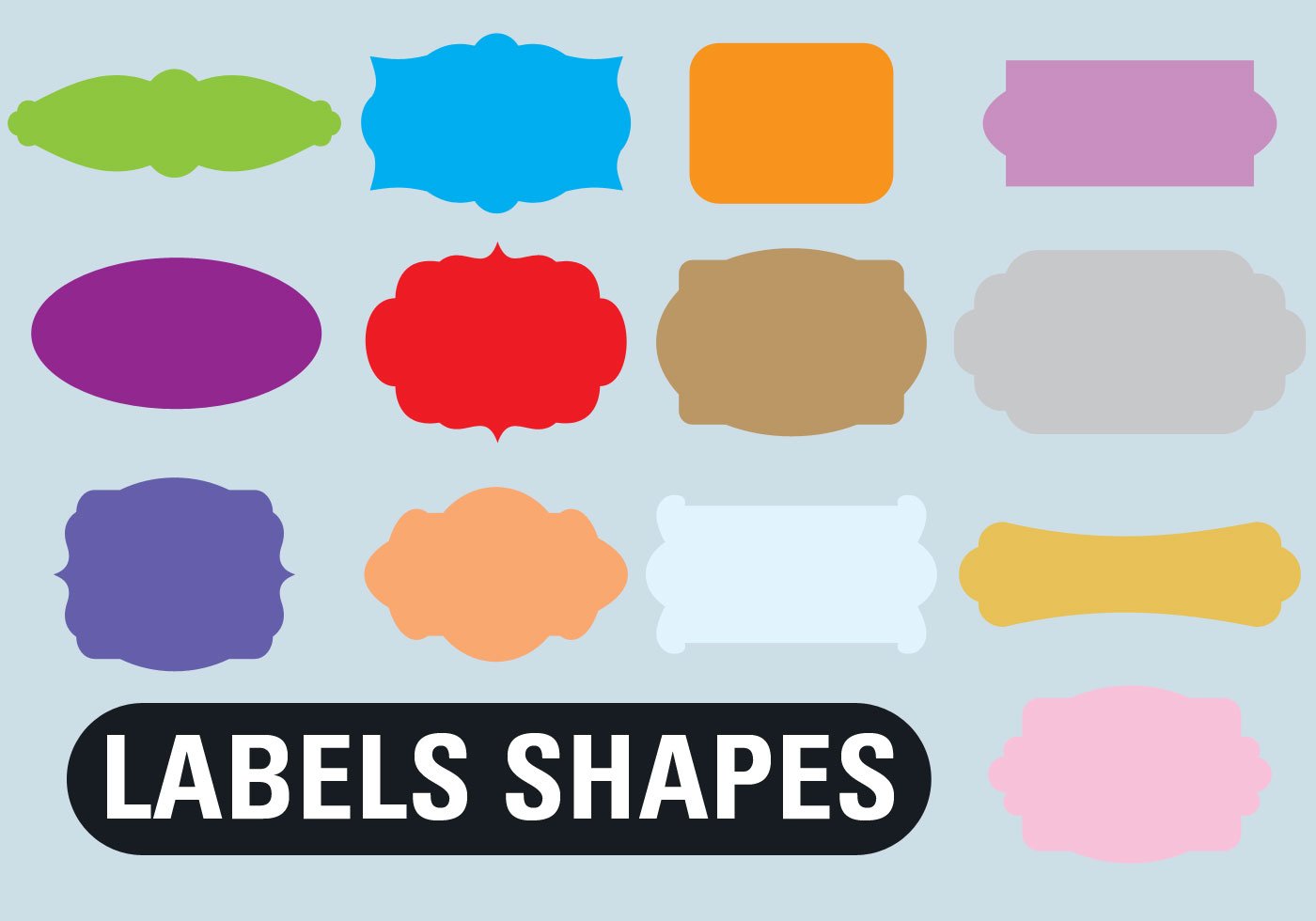 download custom shape label photoshop cs6