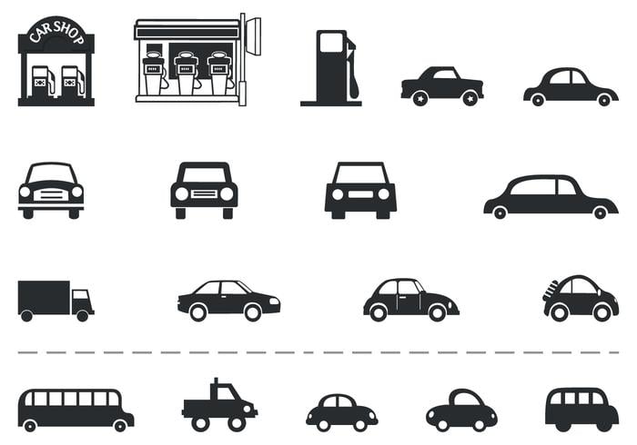 Paquete de cepillos de coches minúsculos