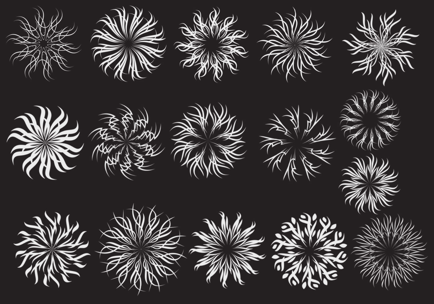 Ornate Spiral Brushes Pack Free Brushes at Brusheezy!