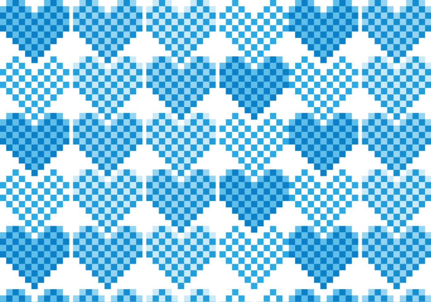 Pixel Heart Pattern Pack - Free Photoshop Brushes at Brusheezy!