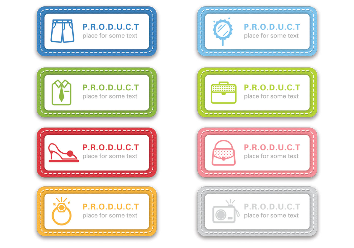 Stitched Fabric Labels PSDs - Free Photoshop Brushes at Brusheezy!