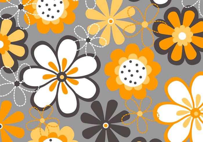 Spring Flowers Background PSD