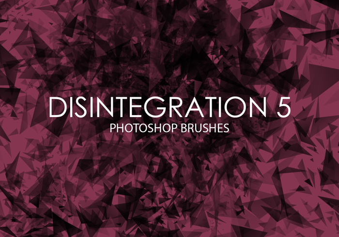 Free Disintegration Photoshop Brushes 5