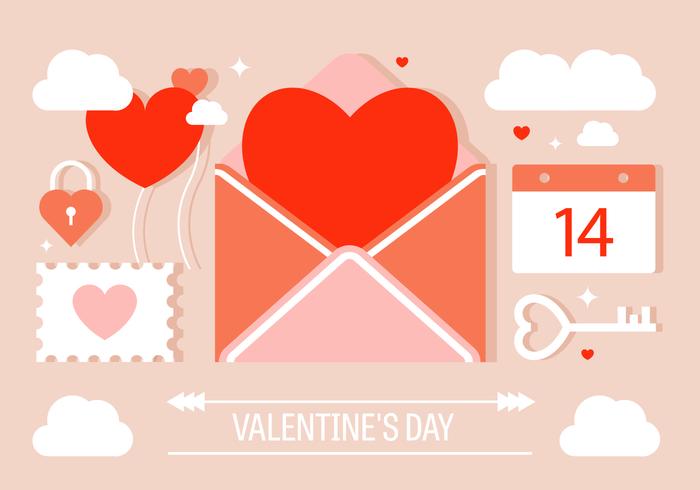 Valentine's Day PSD Elements