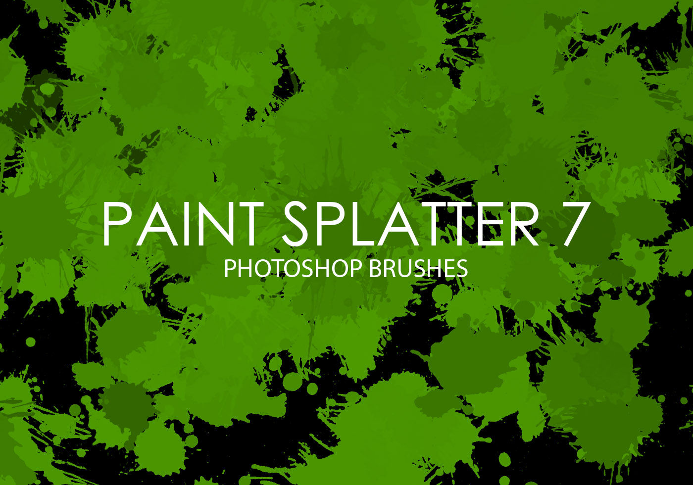 Free Paint Splatter Brushes 7 Free Brushes at