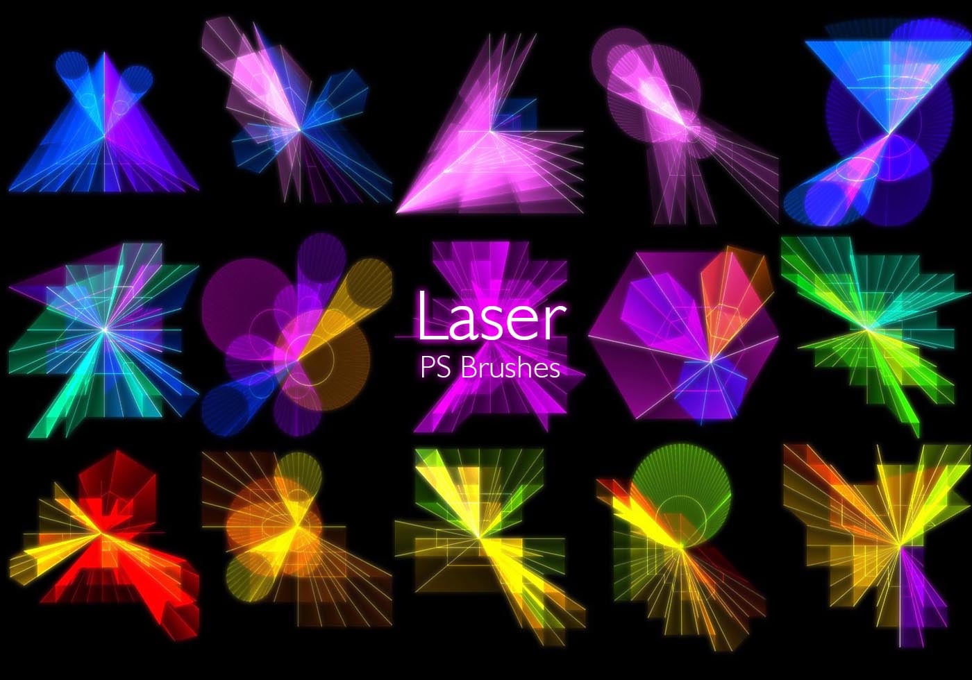 20 Laser PS Brushes abr. vol.10 Free Brushes at Brusheezy!