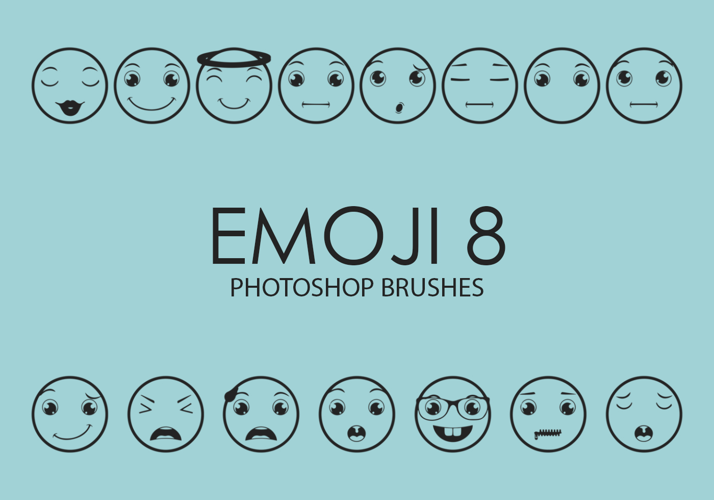 Emoji Brushes 8 Free Brushes at Brusheezy!