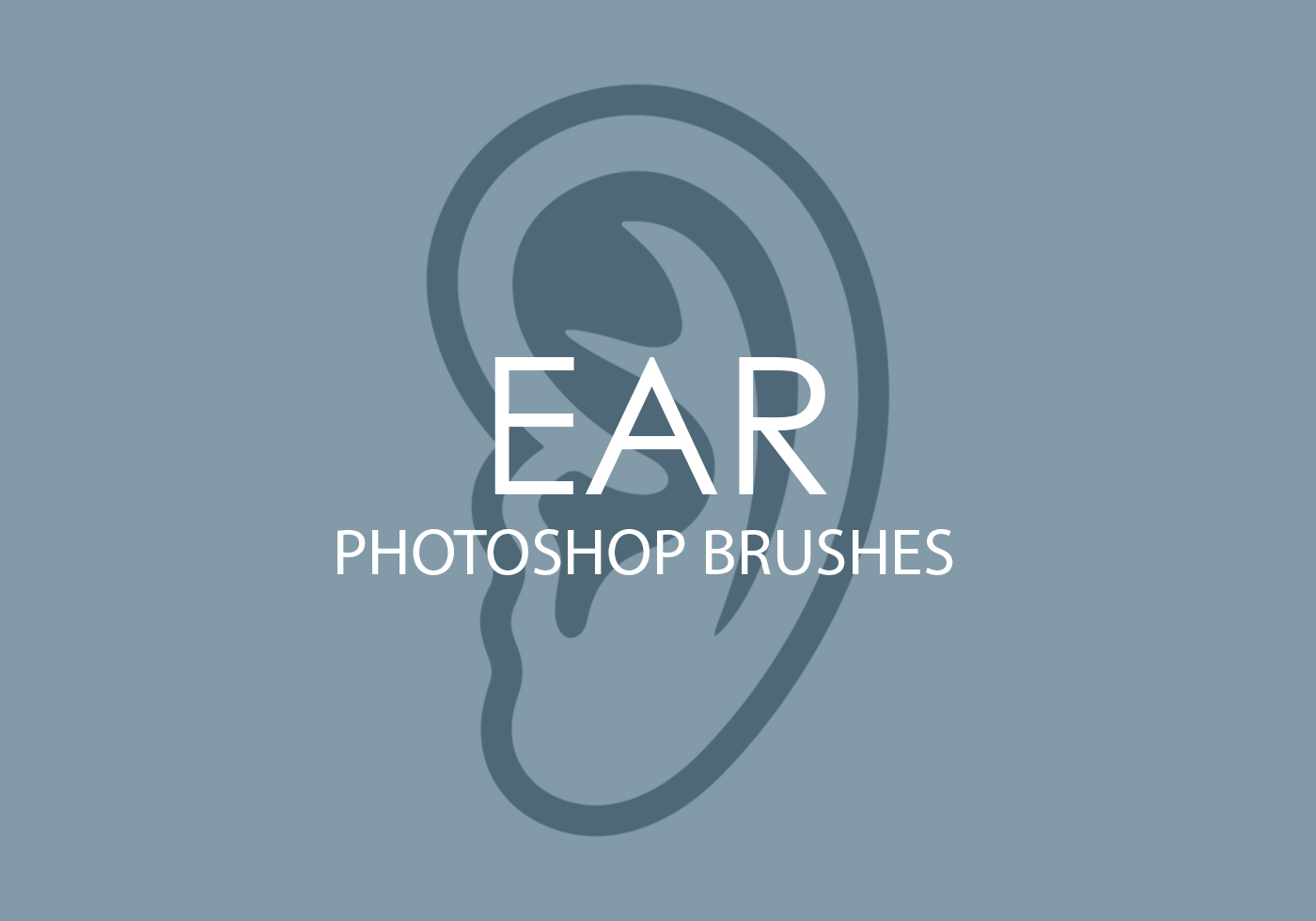 Bunny Ears Free Brushes (50 Free Downloads)