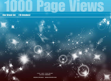 Photoshop Stars Free Brushes - (2,474 Free Downloads)