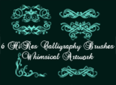 Photoshop Calligraphy Free Brushes - (2,222 Free Downloads)