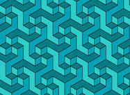 Geometric Escher Pattern