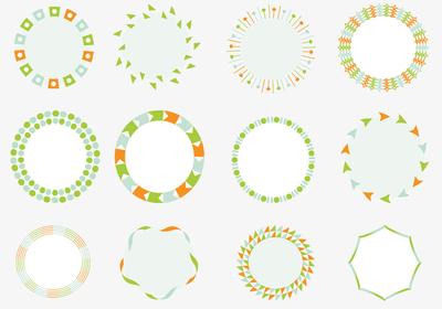 Simple Circular Frame Brushes Pack - Free Photoshop Brushes at Brusheezy!