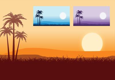 Landscape Sunset PSD Background - Free Photoshop Brushes at Brusheezy!