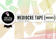 Mediocre-tape-brushes-pt-1