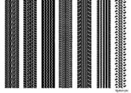 Tire-tracks-brushes
