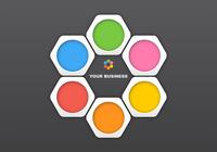 Fondo de PSD de panal