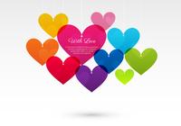 Hangende Heart Wallpaper PSD