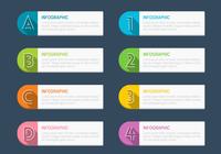 Pacote PSD Infographic Tag
