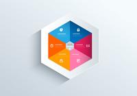 Plantilla hexagonal PSD