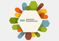 Fondo de hexágono 3D PSD