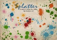 20 Splatter PS Brushes abr.vol.4