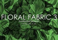 Floral Fabric Photoshop Brushes 3