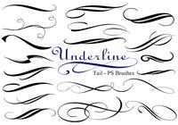 20_underline_tail__brushes_vol.3_preview