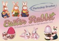20 Easter Rabbit PS Brushes abr. vol.1 