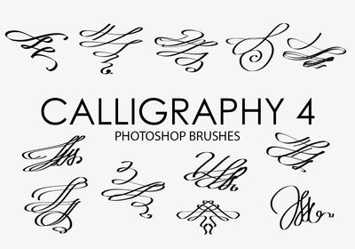 Calligraphy Free Brushes - (92 Free Downloads)
