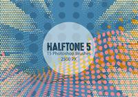Halvton Photoshop Borstar 5