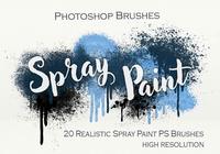 20 Spray Paint PS Brushes abr. 
