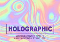 4 fichier PSD Full Gradient Holographique
