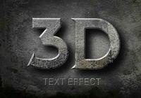 3D Text Effects PSD 