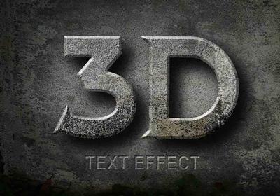 Samptextures Gratuit Pinceaux - 3d Text Effects Psd 