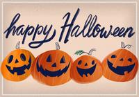 Halloween-pumpkins-funny-faces-watercolor-illustration-set