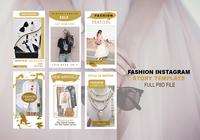 Modelo de história Instagram de moda PSD