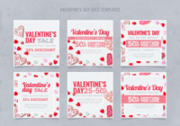 Instagram Valentijnsdag verkoopsjabloon